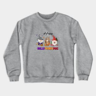 Happy Hallothanksmas - Gnome Crewneck Sweatshirt